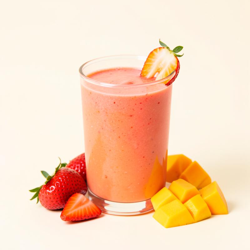 Summer Crush smoothie made with Strawberry, Mango, Banana